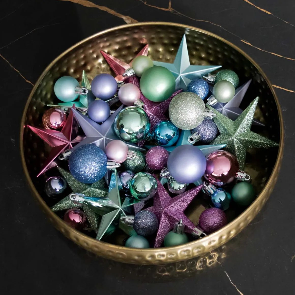 12 Christmas Stars 10cm Pastel Mix