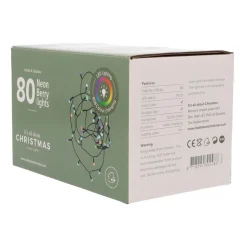 80 LED Bulb Light String | Indoor & Outdoor | Subtly Changing Colors | 13m | IP44