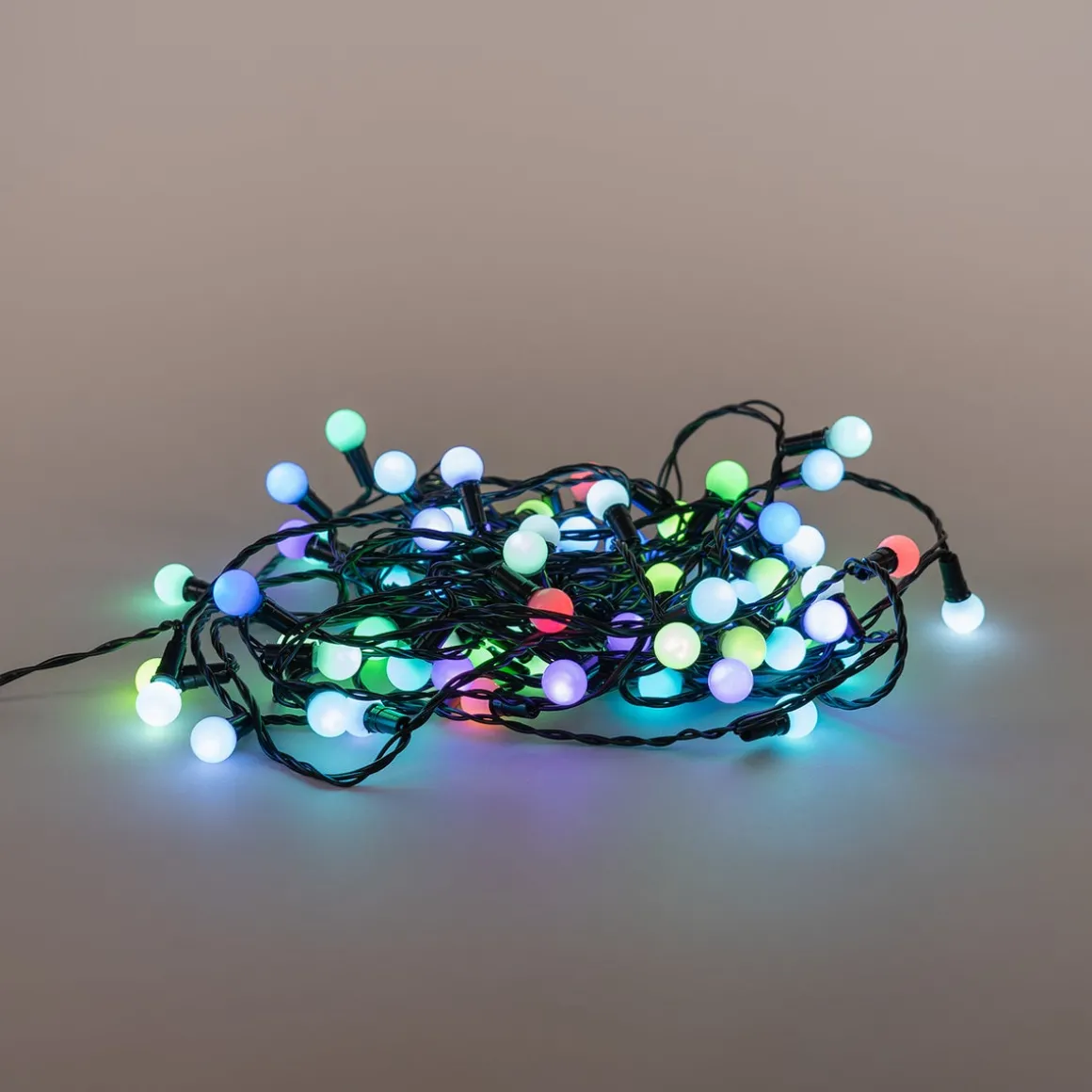 80 LED Bulb Light String | Indoor & Outdoor | Subtly Changing Colors | 13m | IP44