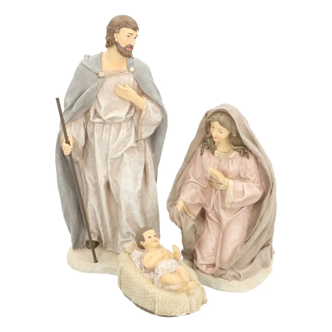 9 Luxurious Nativity Figures 30 Cm Grey