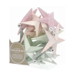 12 Shatterproof Christmas Baubles 10cm Romantic Mix