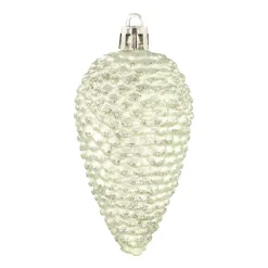 6 Shatterproof Pine Cones 9cm Eucalyptus