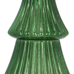 Atmospheric Deep Green LED Christmas Tree With Layered Design