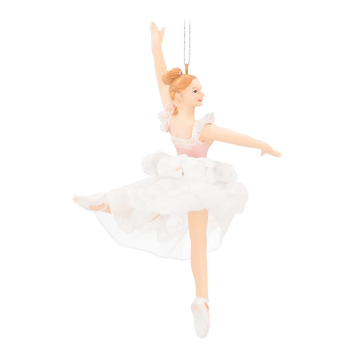 Ballerina Ornament | Pink | Polyresin | 16cm