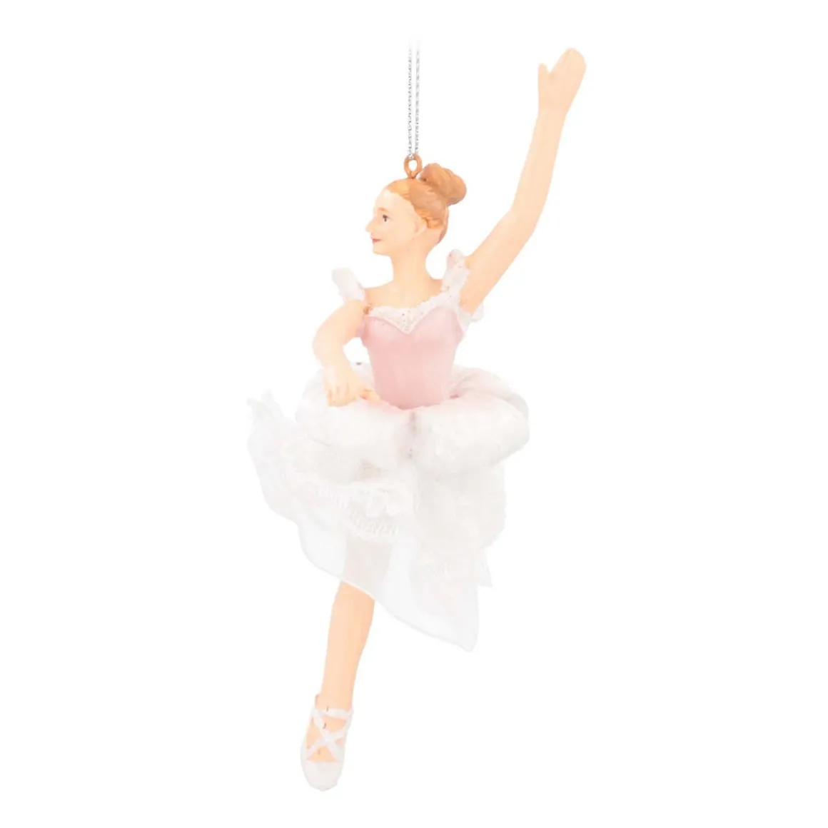 Ballerina Ornament | Pink | Polyresin | 16cm