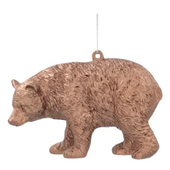 Bear Christmas Ornament | Bronze | 12 Cm