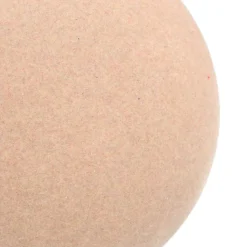 Beige Velvet Unbreakable Christmas Bauble