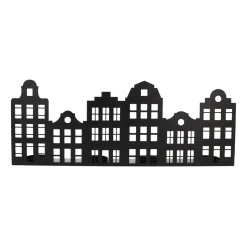 Black Canal House For Tealights