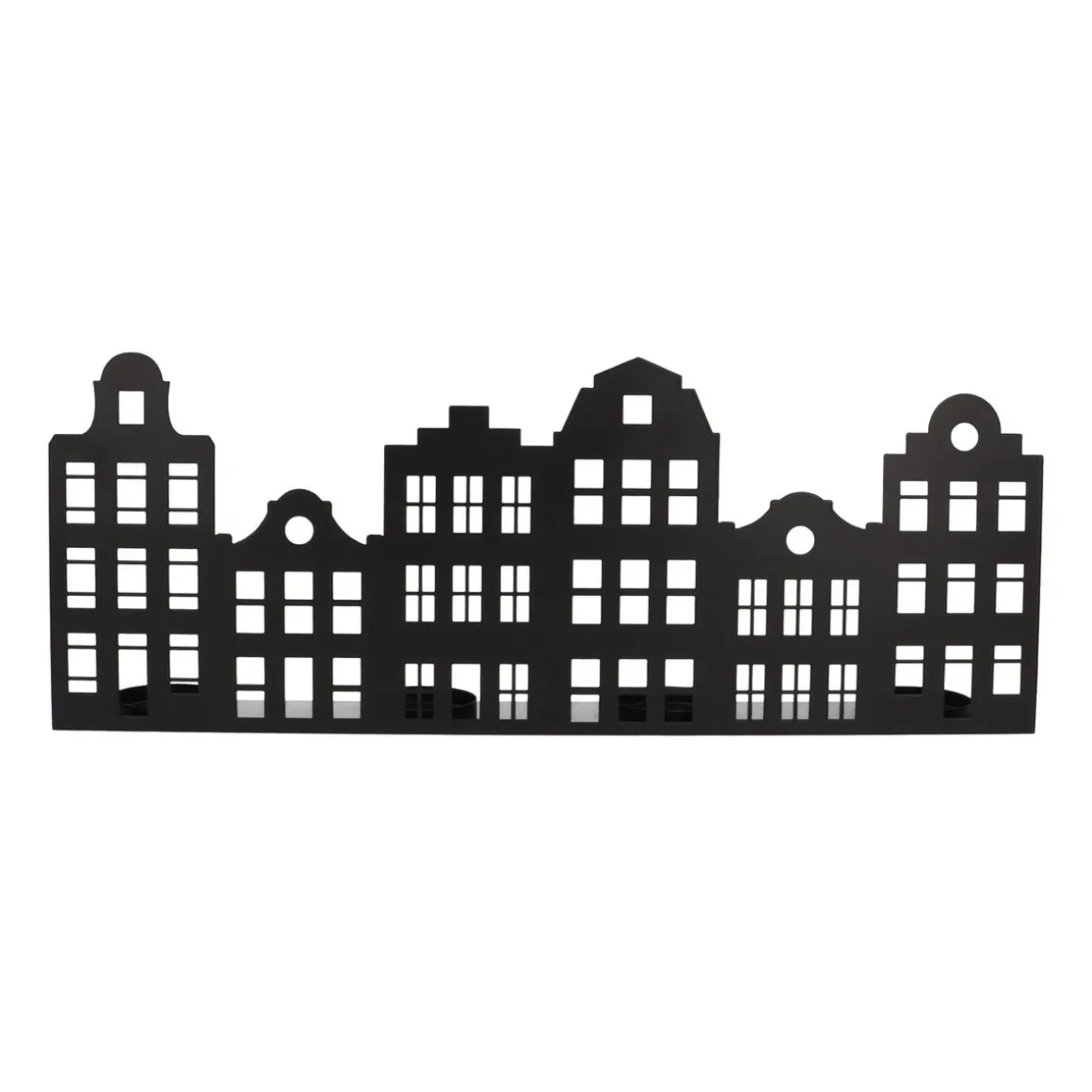 Black Canal House For Tealights