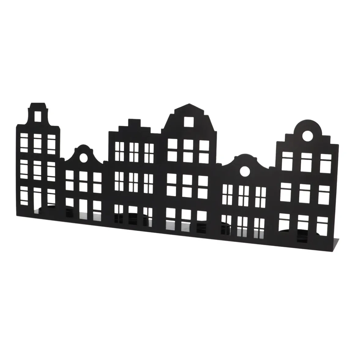 Black Canal House For Tealights