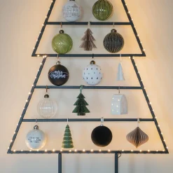 Black Christmas Bauble With 'Merry Christmas' Text