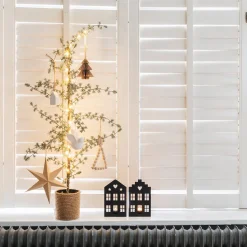 Black House With Tealight Holder