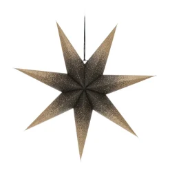 Black Paper Star Lantern 60 Cm