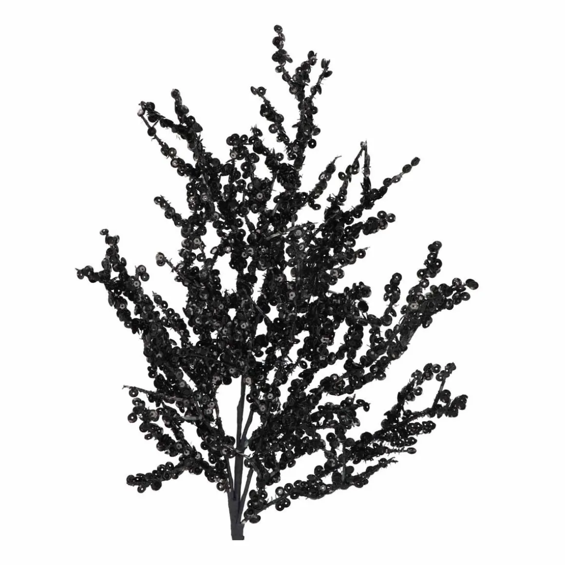 Black Shimmery Sequin Branch | 43 Cm