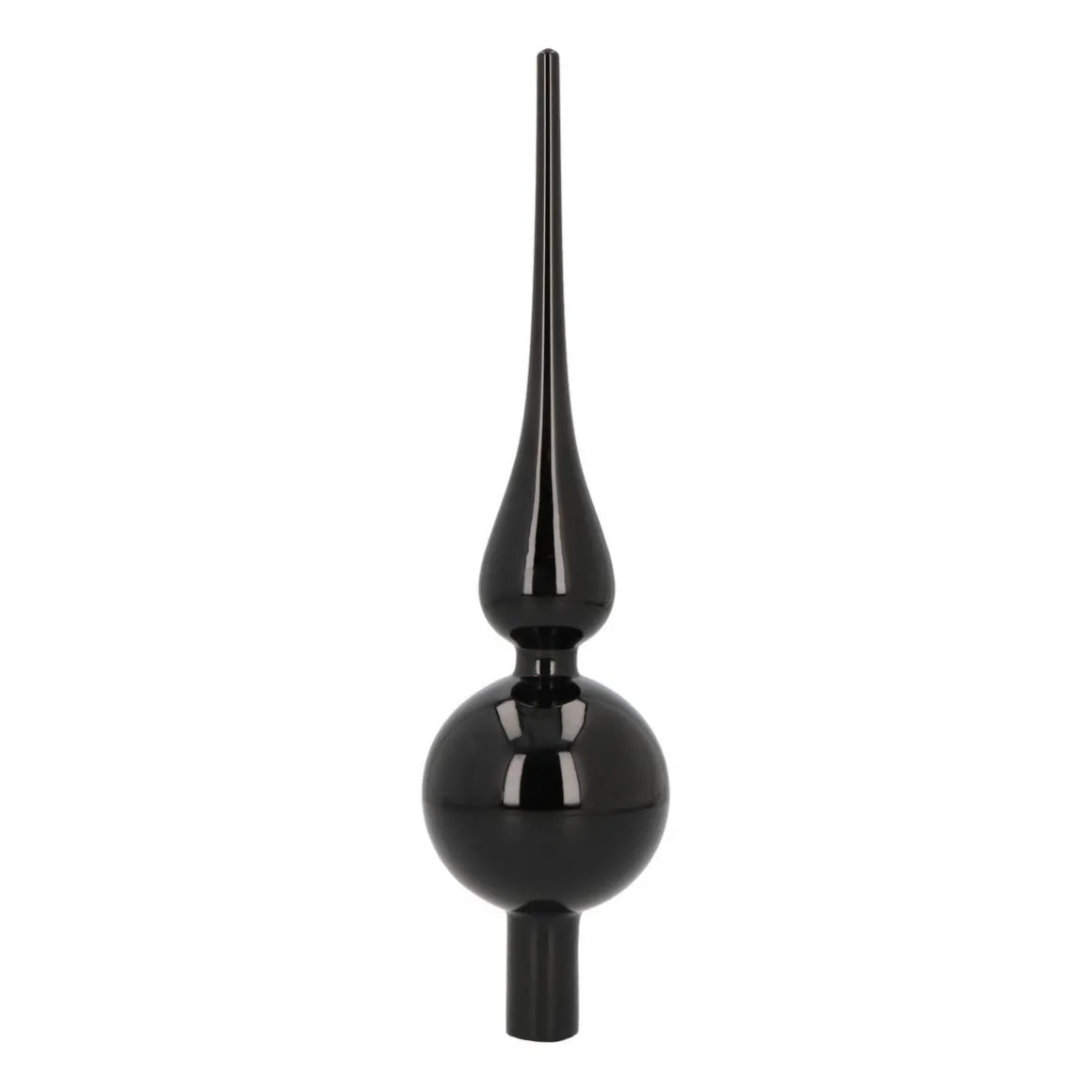 Black Topper | Shiny | Glass | 27 Cm
