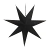 Black Velvet Paper Star Lantern 60 Cm