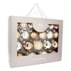 Box Of 44 Baubles Home Sweet Home Mix | Glass | 5-8 Cm
