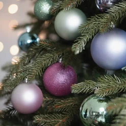 Box Of 44 Baubles Pastel Mix | Shatterproof | 5-8 Cm