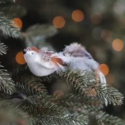 Brown Bird Clip-on Ornament For A Charming Christmas Tree