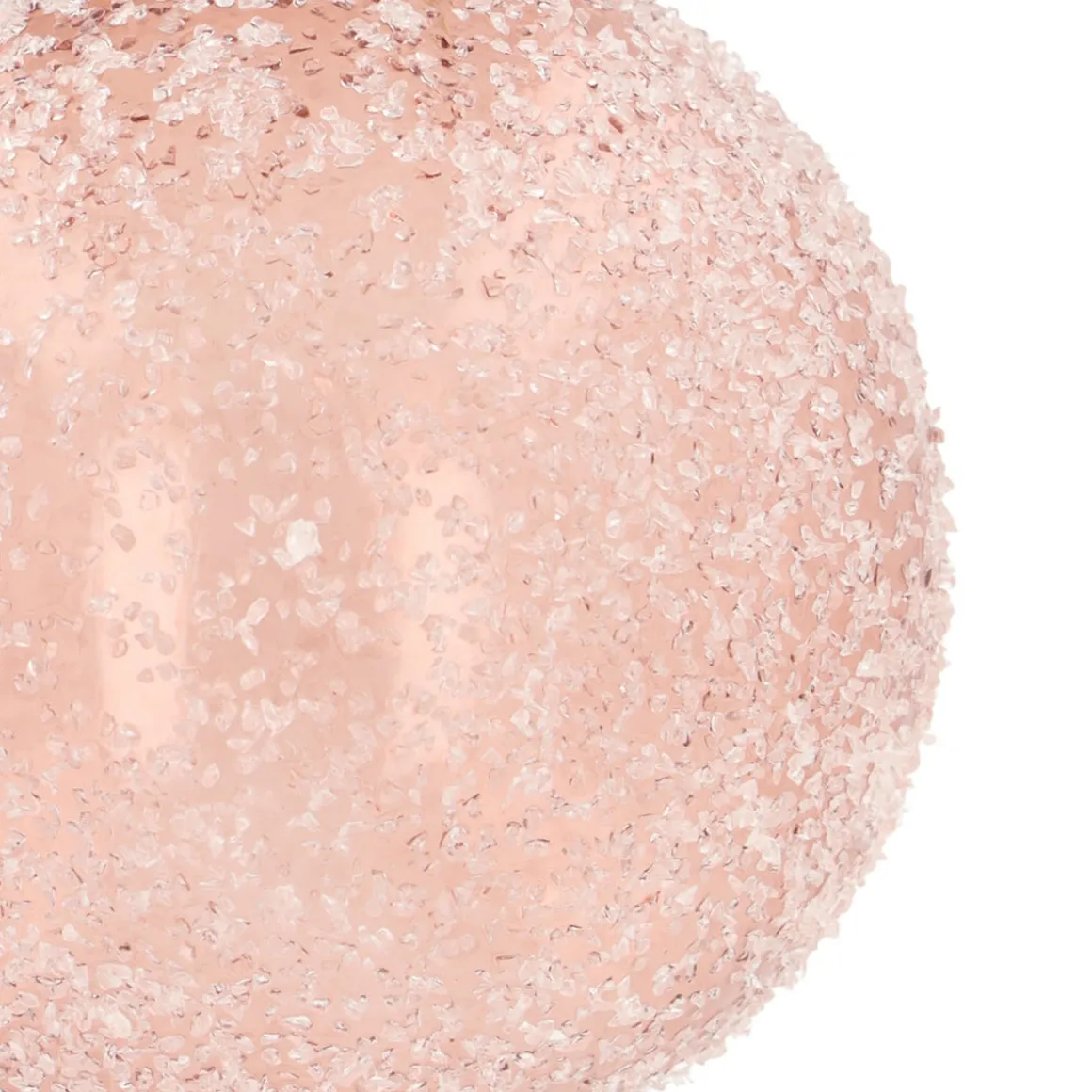 Brown Christmas Bauble With Handmade Speckles
