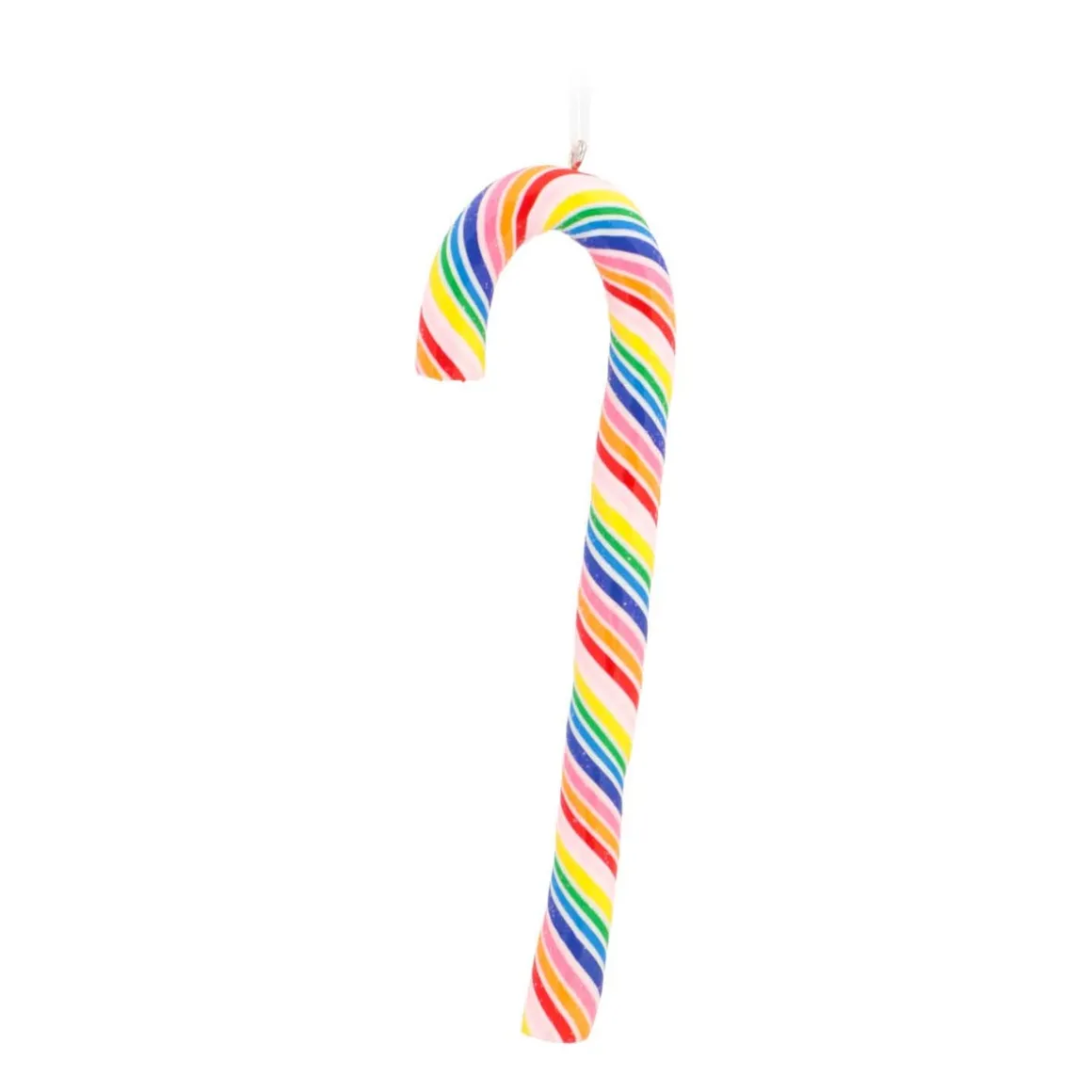 Candy Cane Christmas Ornament | Multi-color | Handmade | 14 Cm