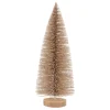 Champagne Christmas Tree 25 Cm With Glitters