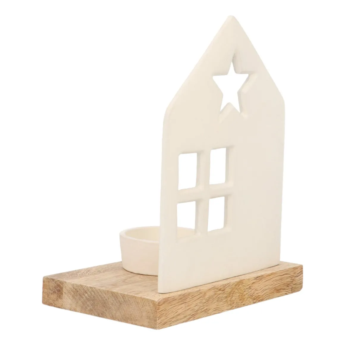 Charming White House With Tealight Holder