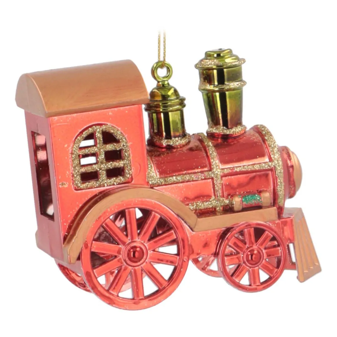 Choo-Choo Train Christmas Ornament | Shatterproof | 10cm