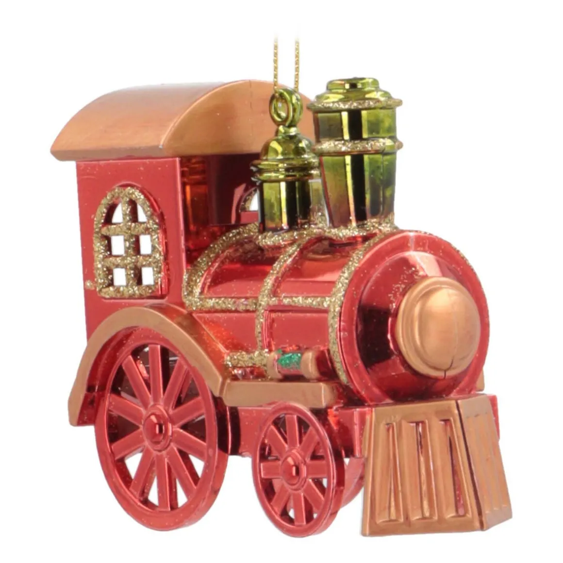 Choo-Choo Train Christmas Ornament | Shatterproof | 10cm