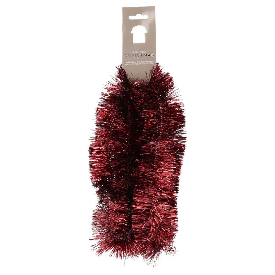 Christmas Garland Burgundy 270x7,5cm Shiny