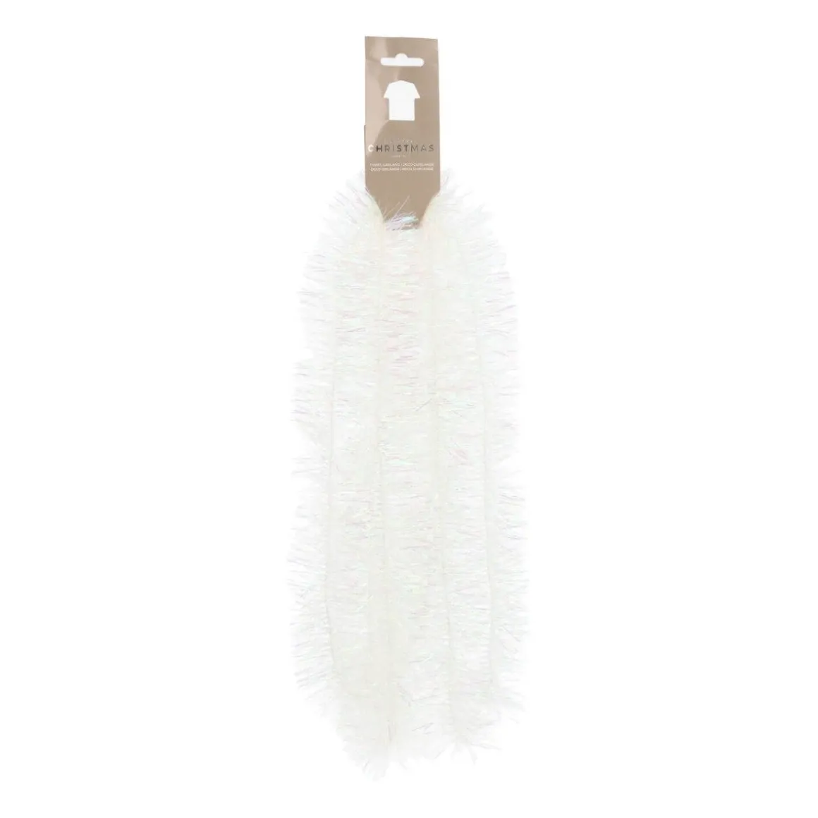Christmas Garland Iris 270x7,5cm Transparent