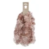 Christmas Garland Soft Pink 270x7,5cm Shiny