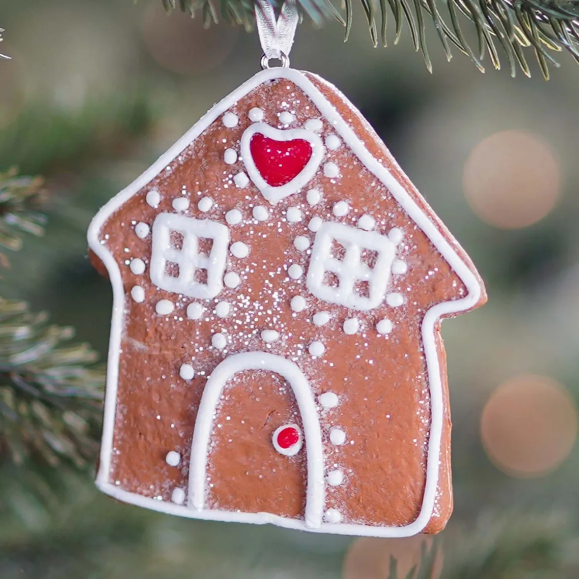 Christmas Ornament | Gingerbread House | Handmade | 7,5 Cm