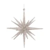 Christmas Ornament Geometric Star | 3D | Champagne | Plastic | 15cm