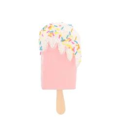 Christmas Ornament Ice Cream | Pink White | 18 Cm