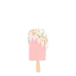 Christmas Ornament Ice Cream | Pink White | 18 Cm