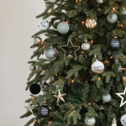 Christmas Tree Package 'Modern Elegance': Modern Ornaments And Luxurious Materials