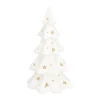 Christmas Tree Porcelain 22 Cm White LED