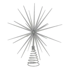 Christmas Tree Topper Shining Star 35cm Silver