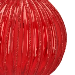 Clear Glass Bauble Lampion | Berry | 8 Cm