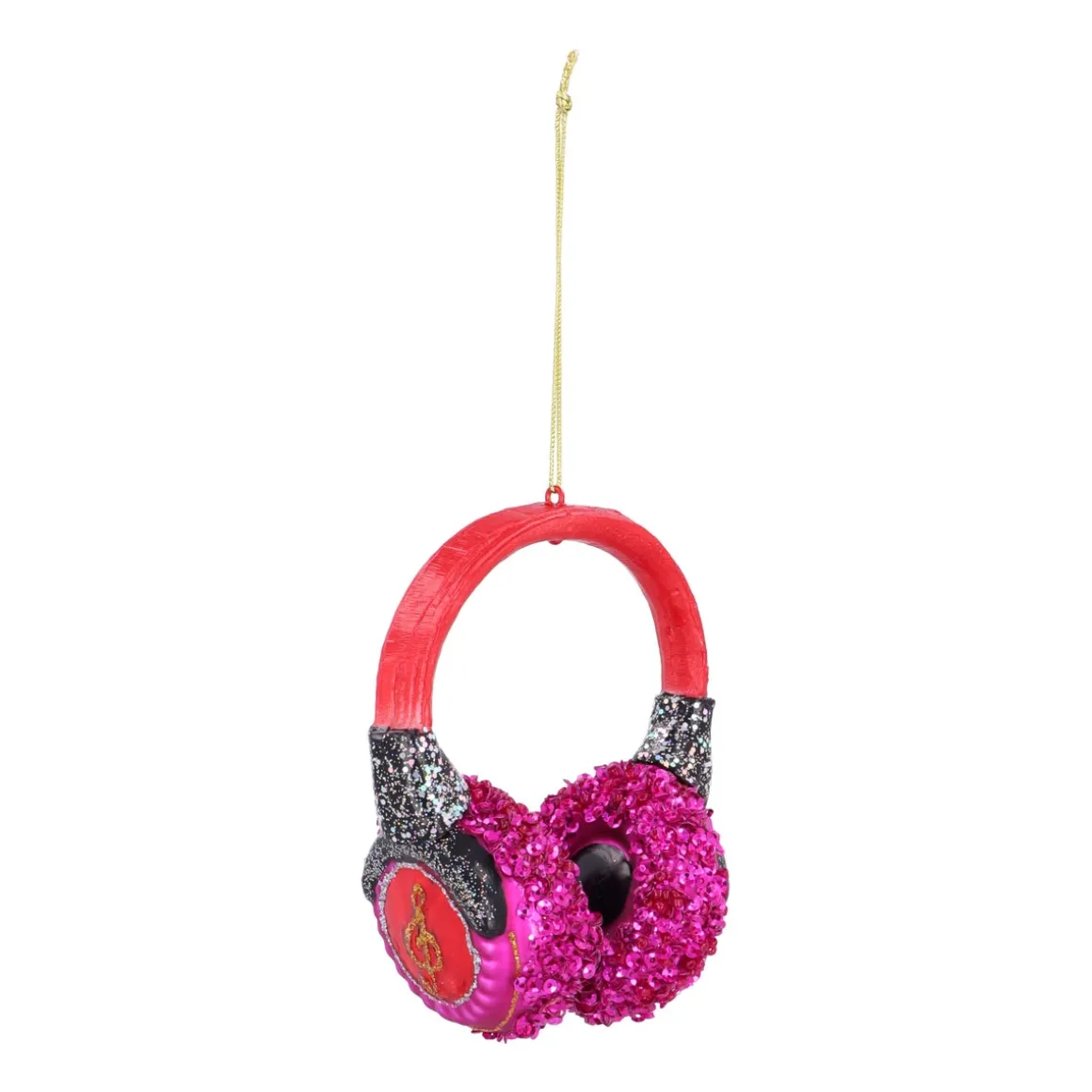 Colorful Headphone Ornament For A Musical Christmas