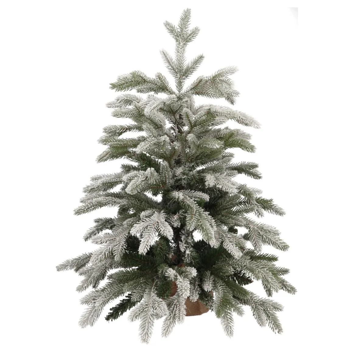 Compact 'Djill' Artificial Christmas Tree With Snow