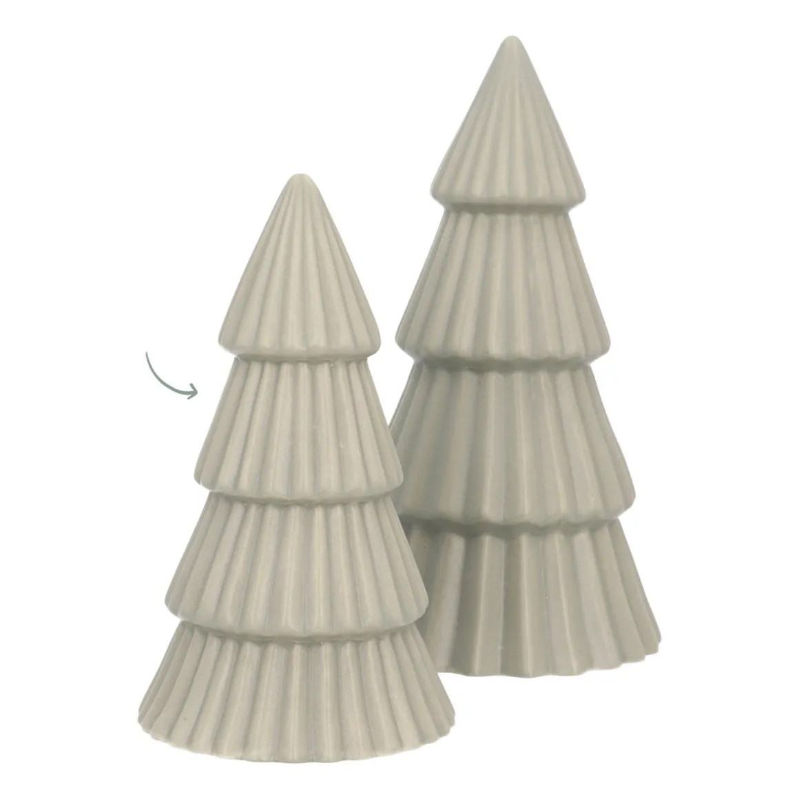 Cottage Green Porcelain Christmas Tree