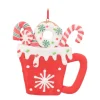 Cup Christmas Ornament | Clay | Multicolored | 11cm