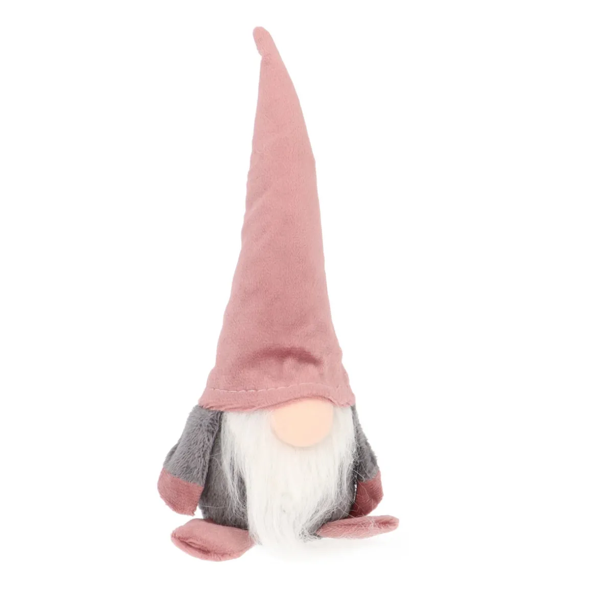 Cute Pink Fabric Gnome