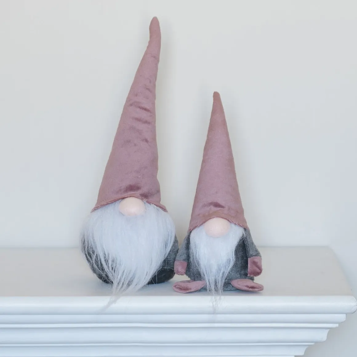 Cute Pink Fabric Gnome