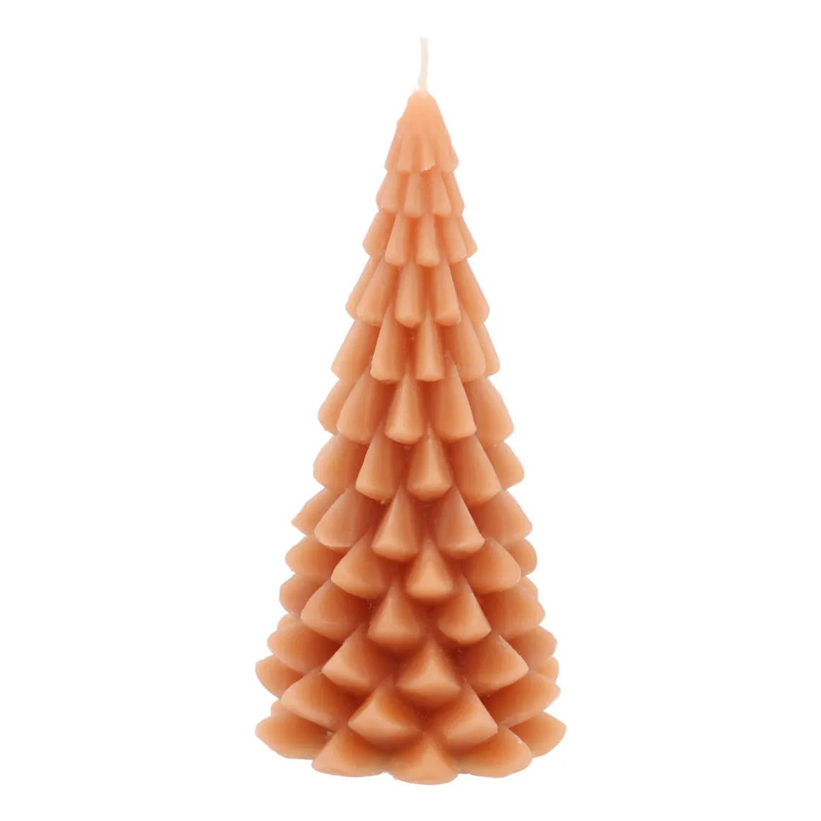 3D Ochre Christmas Tree Candle