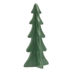 3D Porcelain Christmas Tree | Cottage Green | 28 Cm