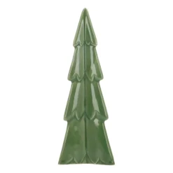 3D Porcelain Christmas Tree | Green | 22 Cm