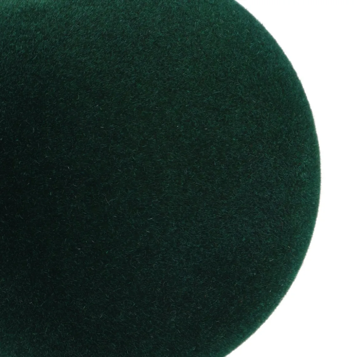 Dark Green Velvet Unbreakable Christmas Bauble
